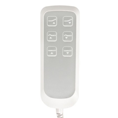 Fotel kosmetyczny elektryczny SILLON Lux 273b + taboret 304 biały Fotel kosmetyczny elektryczny SILLON Lux 273b + taboret 304 biały