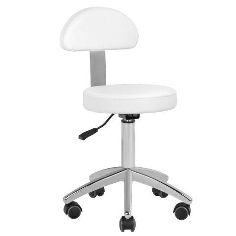 Fotel kosmetyczny elektryczny SILLON Lux 273b + taboret 304 biały Fotel kosmetyczny elektryczny SILLON Lux 273b + taboret 304 biały