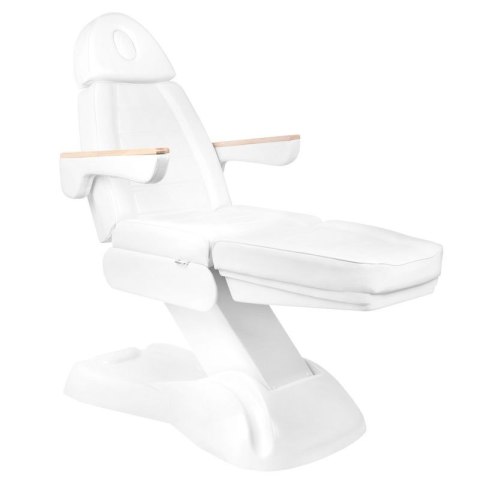 Fotel kosmetyczny elektryczny SILLON Lux 273b + taboret 304 biały Fotel kosmetyczny elektryczny SILLON Lux 273b + taboret 304 biały