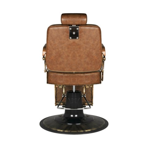 Gabbiano fotel barberski Boss Old Leather jasnobrązowy Gabbiano fotel barberski Boss Old Leather jasnobrązowy