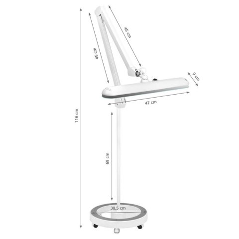 Lampa warsztatowa led Elegante 801-s ze statywem standard white Lampa warsztatowa led Elegante 801-s ze statywem standard white