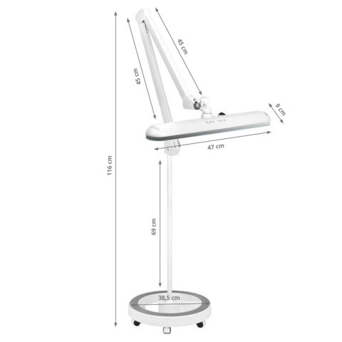 Lampa warsztatowa led Elegante 801-tl ze statywem reg. natężenie i barwa światła white Lampa warsztatowa led Elegante 801-tl ze statywem reg. natężenie i barwa światła white
