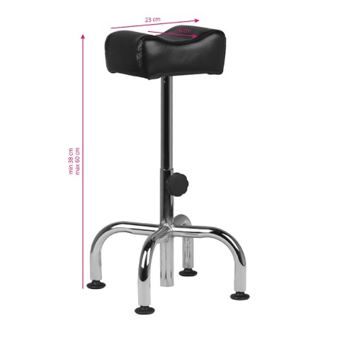 Podnóżek do pedicure AM-5012C czarny Podnóżek do pedicure AM-5012C czarny