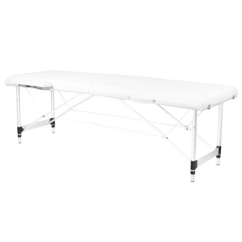 Stół składany do masażu aluminiowy komfort Activ Fizjo 2 segmentowe white Stół składany do masażu aluminiowy komfort Activ Fizjo 2 segmentowe white