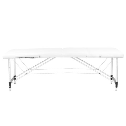 Stół składany do masażu aluminiowy komfort Activ Fizjo 2 segmentowe white Stół składany do masażu aluminiowy komfort Activ Fizjo 2 segmentowe white