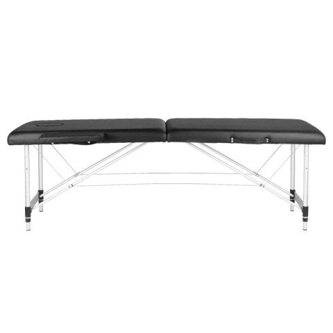 Stół składany do masażu aluminiowy komfort Activ Fizjo 2 segmenty czarny Stół składany do masażu aluminiowy komfort Activ Fizjo 2 segmenty czarny