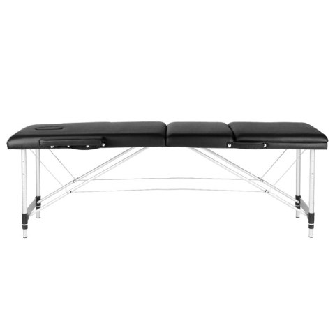 Stół składany do masażu aluminiowy komfort Activ Fizjo 3 segmentowy czarny Stół składany do masażu aluminiowy komfort Activ Fizjo 3 segmentowy czarny