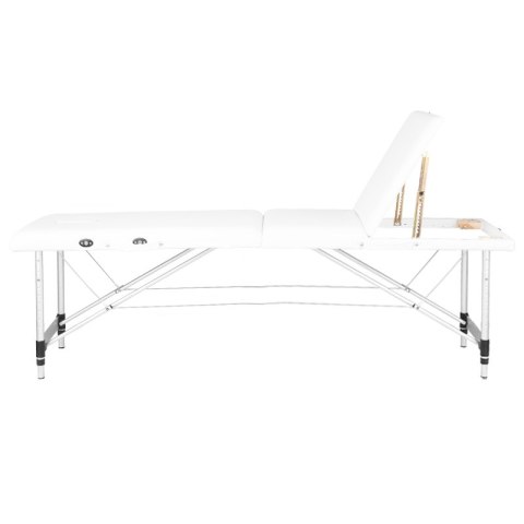 Stół składany do masażu aluminiowy komfort Activ Fizjo 3 segmentowy white Stół składany do masażu aluminiowy komfort Activ Fizjo 3 segmentowy white