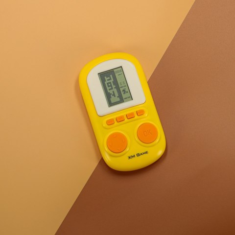 Gra elektroniczna zręcznościowa konsola przenośna żółty Gra elektroniczna zręcznościowa konsola przenośna żółty