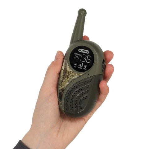 Walkie-talkie krótkofalówka zestaw z centralą dla dzieci khaki Walkie-talkie krótkofalówka zestaw z centralą dla dzieci khaki