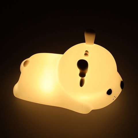 Lampka nocna dla dzieci dotykowa silikonowa 8 LED USB jelonek Lampka nocna dla dzieci dotykowa silikonowa 8 LED USB jelonek