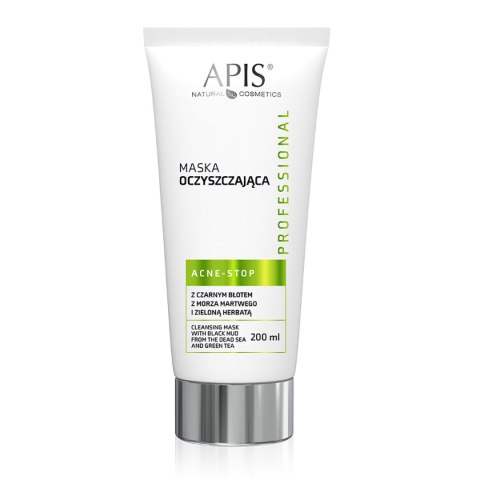 Apis acne-stop maska oczyszczająca z czarnym błotem 200 ml Apis acne-stop maska oczyszczająca z czarnym błotem 200 ml