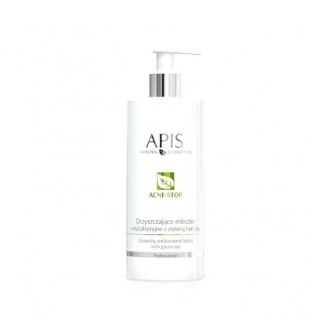 Apis acne-stop oczyszczające mleczko antybakt. z zieloną herbatą 500 ml Apis acne-stop oczyszczające mleczko antybakt. z zieloną herbatą 500 ml