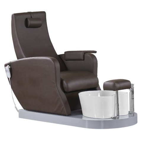Fotel spa do pedicure Azzurro 016B brązowy Fotel spa do pedicure Azzurro 016B brązowy