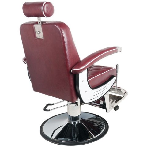 Gabbiano fotel barberski Imperial bordowy Gabbiano fotel barberski Imperial bordowy