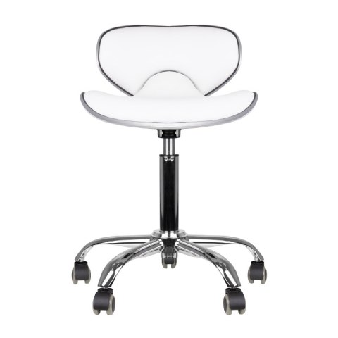 Gabbiano taboret kosmetyczny Q-4599 biały