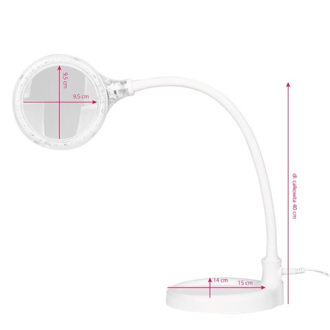 Lampa lupa Elegante 2014-2r 30 led smd 5d z podstawką i klipsem na biurko Lampa lupa Elegante 2014-2r 30 led smd 5d z podstawką i klipsem na biurko