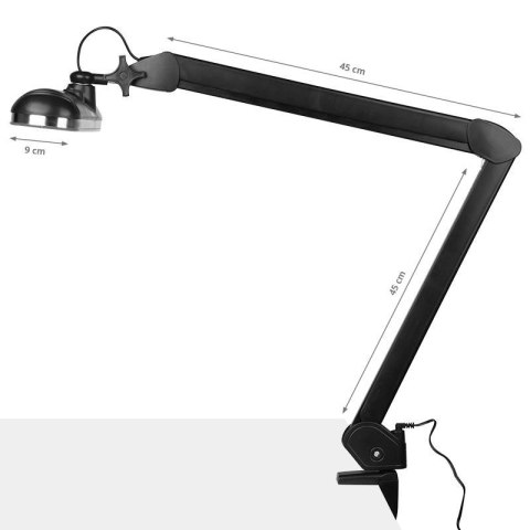 Lampa warsztatowa led Elegante 801-tl z imadełkiem reg. natężenie i barwa światła black Lampa warsztatowa led Elegante 801-tl z imadełkiem reg. natężenie i barwa światła black