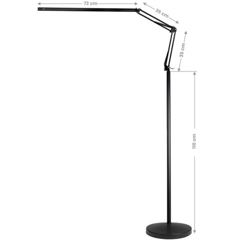 Lampa zabiegowa led All4light lashes line 2 czarna ze statywem Lampa zabiegowa led All4light lashes line 2 czarna ze statywem