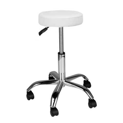 Taboret kosmetyczny AM-310 biały Taboret kosmetyczny AM-310 biały