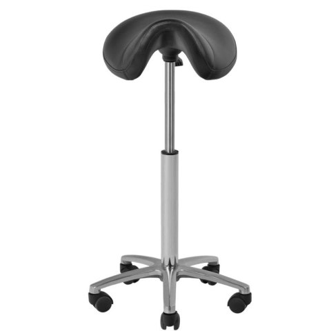 Taboret kosmetyczny-fryzjerski 001B czarny wysoki Taboret kosmetyczny-fryzjerski 001B czarny wysoki