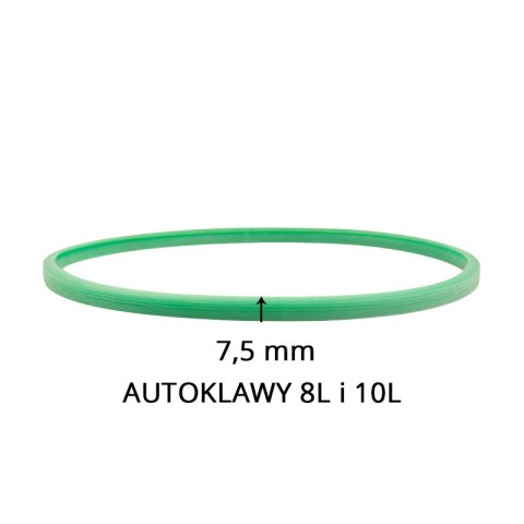 Woson uszczelka silikonowa do autoklawów 10 L i 12 L zielona 7,5 mm Woson uszczelka silikonowa do autoklawów 10 L i 12 L zielona 7,5 mm
