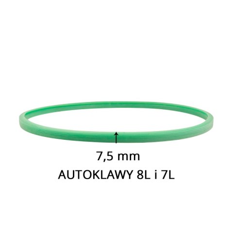 Woson uszczelka silikonowa do autoklawów 7 L i 8 L zielona 7,5 mm Woson uszczelka silikonowa do autoklawów 7 L i 8 L zielona 7,5 mm