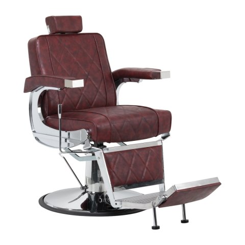 Hair System fotel barberski BM88066 bordowy Hair System fotel barberski BM88066 bordowy