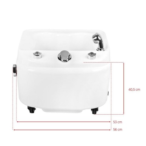 Brodzik Azzurro do pedicure z hydromasażem A023 Brodzik Azzurro do pedicure z hydromasażem A023