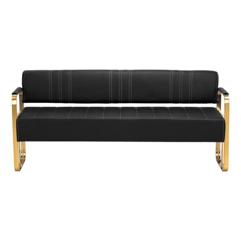 Gabbiano Sofa do poczekalni Avila złoto czarna Gabbiano Sofa do poczekalni Avila złoto czarna