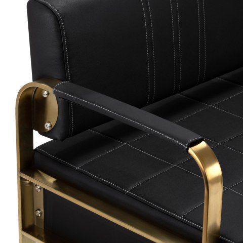 Gabbiano Sofa do poczekalni Avila złoto czarna Gabbiano Sofa do poczekalni Avila złoto czarna