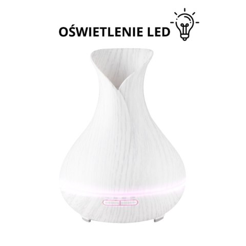 Aroma dyfuzor nawilżacz powietrza spa 15 white wood 550 ml + timer Aroma dyfuzor nawilżacz powietrza spa 15 white wood 550 ml + timer