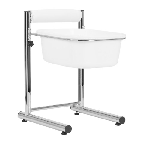 Brodzik do pedicure z regulowaną wysokością chrom Brodzik do pedicure z regulowaną wysokością chrom