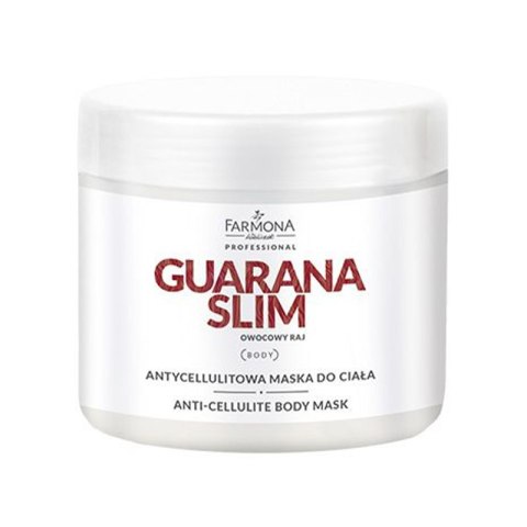 Farmona guarana slim antycellulitowa maska do ciała 500 ml Farmona guarana slim antycellulitowa maska do ciała 500 ml