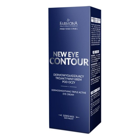 Farmona new eye contour dermowygładzający trójaktywny krem pod oczy 30 ml Farmona new eye contour dermowygładzający trójaktywny krem pod oczy 30 ml