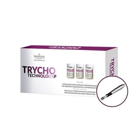 Farmona trycho technology specjalistyczne ampułki wzmacniające do włosów osłabionych i wypadających 10 x 5 ml Farmona trycho technology specjalistyczne ampułki wzmacniające do włosów osłabionych i wypadających 10 x 5 ml