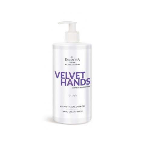Farmona velvet hands kremo-maska do dłoni 500 ml Farmona velvet hands kremo-maska do dłoni 500 ml
