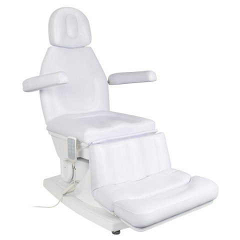 Fotel kosmetyczny podologiczny elektr. Kate 4 siln. biały Fotel kosmetyczny podologiczny elektr. Kate 4 siln. biały