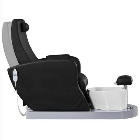Fotel spa do pedicure Azzurro 016A czarny z hydromasażem Fotel spa do pedicure Azzurro 016A czarny z hydromasażem