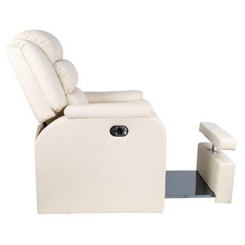Fotel spa do pedicure Hilton kremowy Fotel spa do pedicure Hilton kremowy