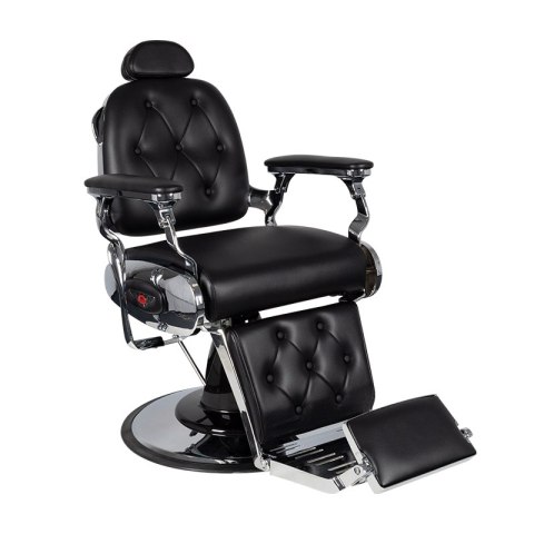 Gabbiano fotel barberski Pietro czarny Gabbiano fotel barberski Pietro czarny