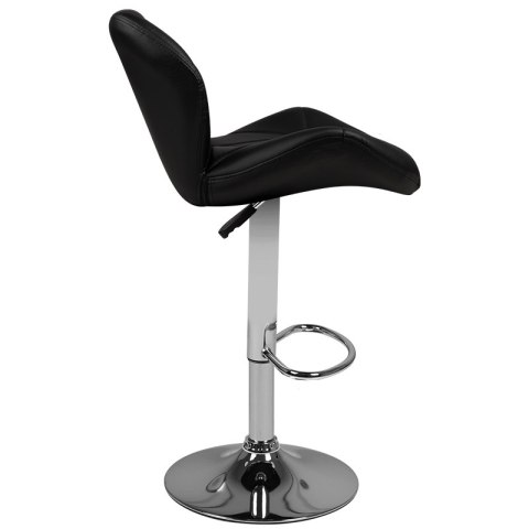 Hoker barowy M01 pikowany regulowany czarny Hoker barowy M01 pikowany regulowany czarny