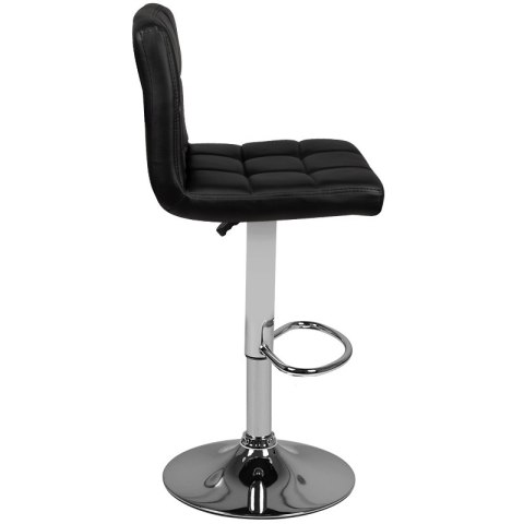 Hoker barowy M06 pikowany regulowany czarny Hoker barowy M06 pikowany regulowany czarny