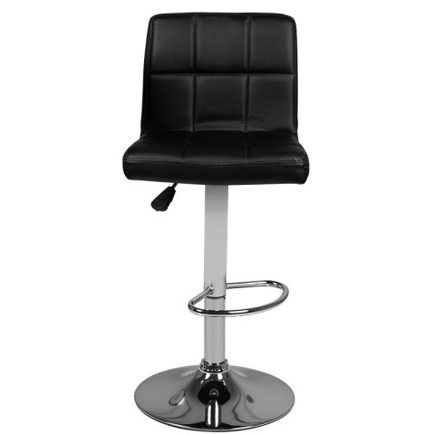 Hoker barowy M06 pikowany regulowany czarny Hoker barowy M06 pikowany regulowany czarny