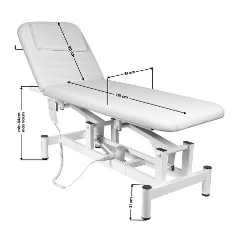 Sillon Leżanka elektr. do masażu 079 1 siln. biała Sillon Leżanka elektr. do masażu 079 1 siln. biała