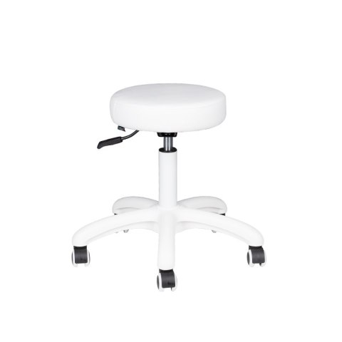 Taboret kosmetyczny AM-303-2 biały Taboret kosmetyczny AM-303-2 biały