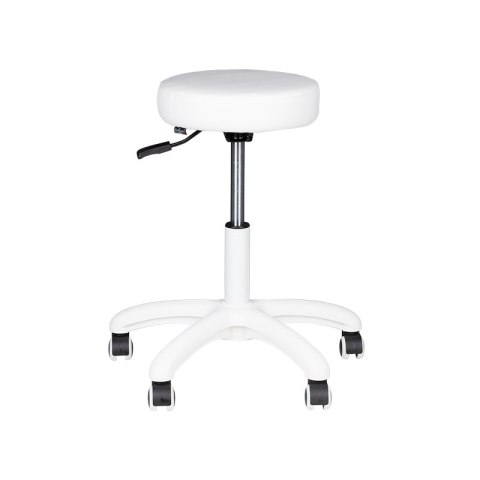 Taboret kosmetyczny AM-303-2 biały Taboret kosmetyczny AM-303-2 biały