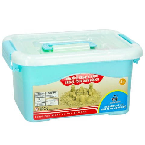 Piasek Kinetyczny w pudełku 2kg foremki różowy Piasek Kinetyczny w pudełku 2kg foremki różowy