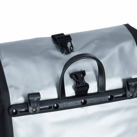 RALLEX Torba rowerowa sakwa na bagażnik wodoodporna boczna torba na rower pojemna 23l