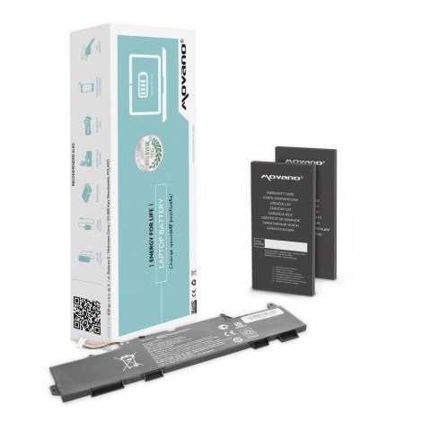 Bateria Movano do notebooka HP EliteBook SS03XL, 735, 745, 840 G5 G6 (11.4V) (4100 mAh) Bateria Movano do notebooka HP EliteBook SS03XL, 735, 745, 840 G5 G6 (11.4V) (4100 mAh)